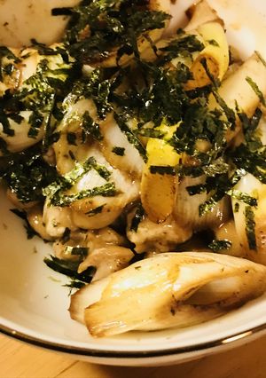 毎日の納豆●納豆の焼き長ネギ添え-レシピのメイン写真