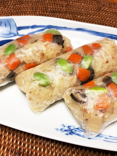 炊飯器で!みんな大好き中華風おこわ-レシピのメイン写真