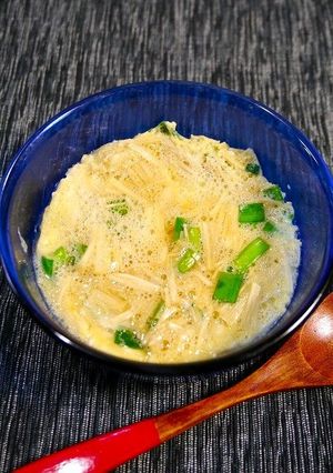 レンジで簡単！えのき茸の茶碗蒸し風-レシピのメイン写真