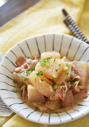 豚バラ大根の甘辛生姜煮込み-レシピのメイン写真