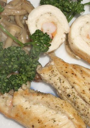 鳥胸肉と甘海老♪簡単♪フレンチ風の一品♪-レシピのメイン写真