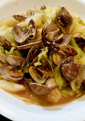 味噌でコク旨✿あさりとキャベツの酒蒸し✿-レシピのメイン写真
