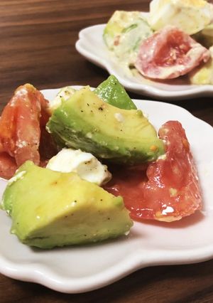 【簡単・おつまみ】アボカドトマトのマリネ-レシピのメイン写真