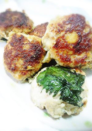 カリふわシャキっ?!大葉の蓮根バーグ-レシピのメイン写真
