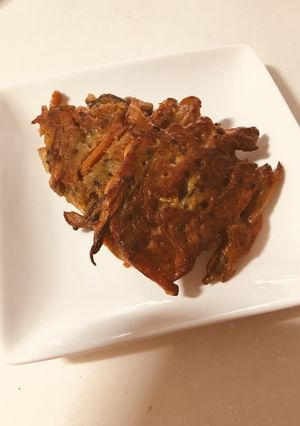 残り物きんぴらごぼうで♫米粉のかき揚げ-レシピのメイン写真