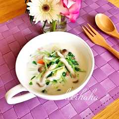 《栄養》野菜たっぷりミルクスープ《満点》-レシピのメイン写真