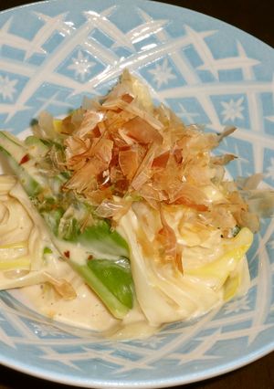 レンジで！白ネギのマヨポン和え-レシピのメイン写真