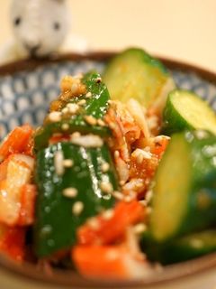 きゅうりとカニカマの和え物☆-レシピのメイン写真