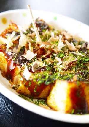 厚揚げのたこ焼き風。～お好み焼きの味～-レシピのメイン写真