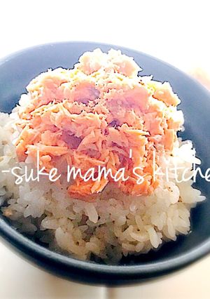 加島屋？手作りさけ茶漬け(鮭フレーク)ஐ-レシピのメイン写真
