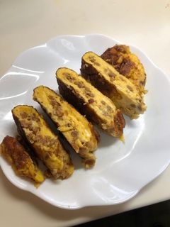 納豆チーズマヨで美味しいふわふわ卵焼き-レシピのメイン写真