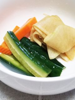 ☆半端に残った野菜をポン酢で漬物☆-レシピのメイン写真