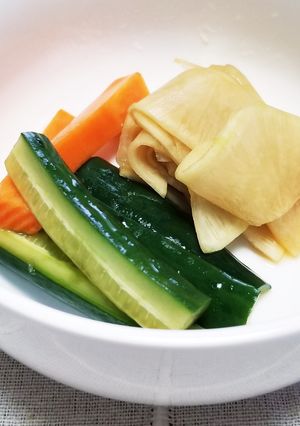 ☆半端に残った野菜をポン酢で漬物☆-レシピのメイン写真
