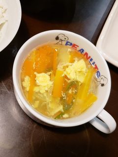 ネギとニンジンの白だし卵スープ-レシピのメイン写真