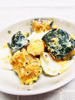 ☆カボチャと茹で卵の♪簡単サラダ☆-レシピのメイン写真