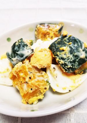 ☆カボチャと茹で卵の♪簡単サラダ☆-レシピのメイン写真