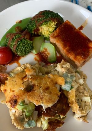 オムレツとパンケーキとお好み焼きの-レシピのメイン写真