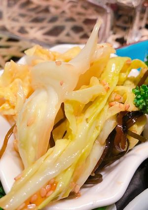 子供も食べやすい♡キャベツの塩コン酢あえ-レシピのメイン写真