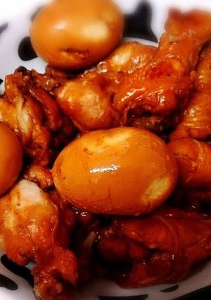 炊飯器で簡単！手羽元卵煮-レシピのメイン写真