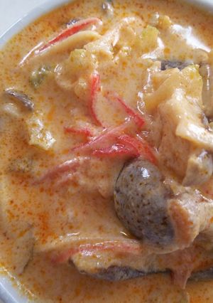 まったりクリーミーなトムヤム丼-レシピのメイン写真