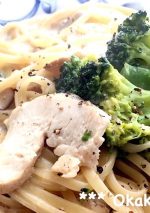 牛乳で簡単クリームパスタ-レシピのメイン写真