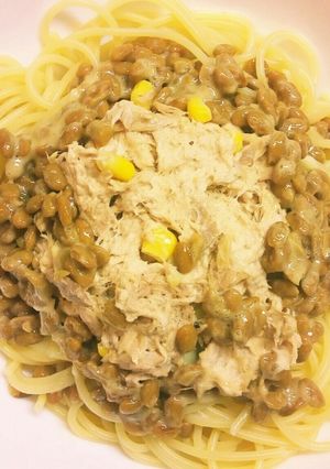 簡単！納豆シーチキンのパスタ-レシピのメイン写真