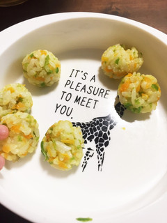 ズボラ野菜たっぷり離乳食用炒飯-レシピのメイン写真