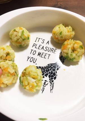 ズボラ野菜たっぷり離乳食用炒飯-レシピのメイン写真