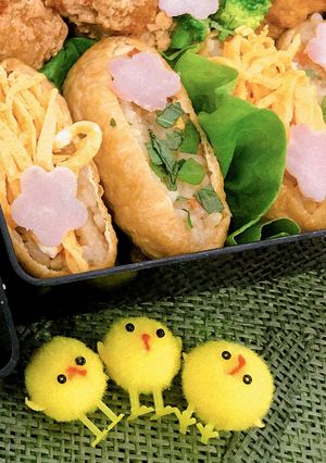 唐揚げ炊き込みご飯de華いなり寿司✿-レシピのメイン写真