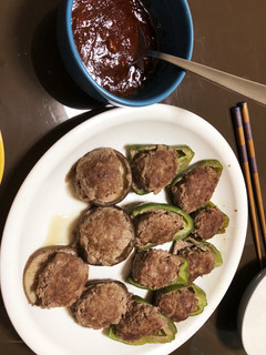 ピーマンとしいたけの肉詰め-レシピのメイン写真