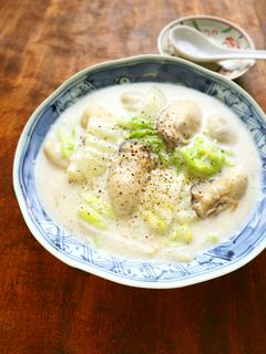 牡蠣と白菜のクリーム煮-レシピのメイン写真