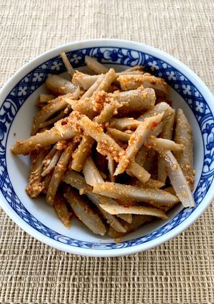 美味しい！ごぼうのピリ辛ごま和え(^^)-レシピのメイン写真