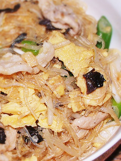 春雨の木須肉風炒め物☆放埓の夕餉1999-レシピのメイン写真