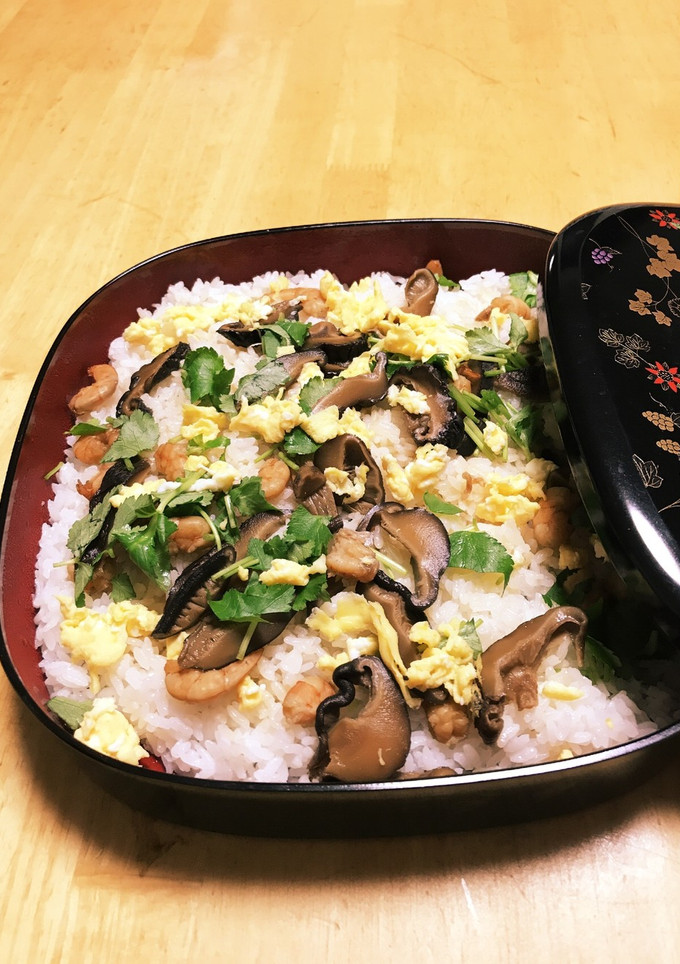 海老と干し椎茸のちらし寿司-レシピのメイン写真