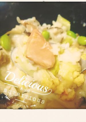 ずぼら女子のどんぶりきのこリゾット♡-レシピのメイン写真