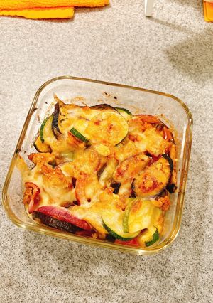ナスとズッキーニのチーズ焼き-レシピのメイン写真