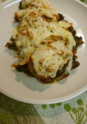 牛巻きと野菜素揚げのキムチ・チーズ-レシピのメイン写真