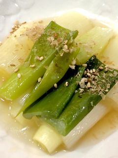 美味しい!長ねぎの超簡単おひたし☆-レシピのメイン写真