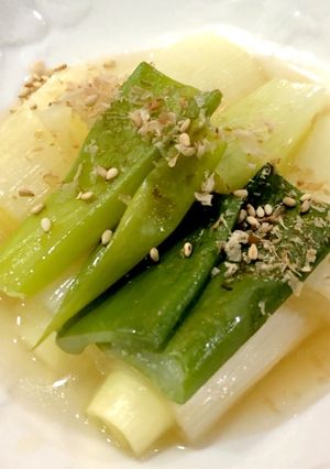 美味しい！長ねぎの超簡単おひたし☆-レシピのメイン写真