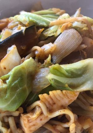 カレー焼きそば-レシピのメイン写真