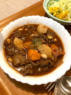 牛薄切り肉の赤ワイン煮~デミグラス風味~-レシピのメイン写真