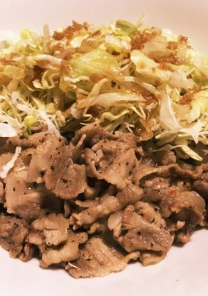 簡単！カラシ焼肉-レシピのメイン写真