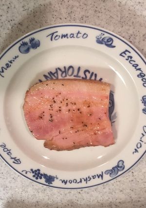 ベーコンステーキ（焼きベーコン）-レシピのメイン写真