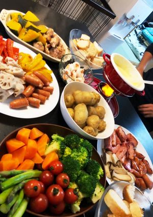 水で！？超簡単チーズフォンデュ！-レシピのメイン写真
