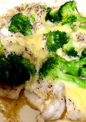 鱈のカレーポン酢チーズ焼-レシピのメイン写真