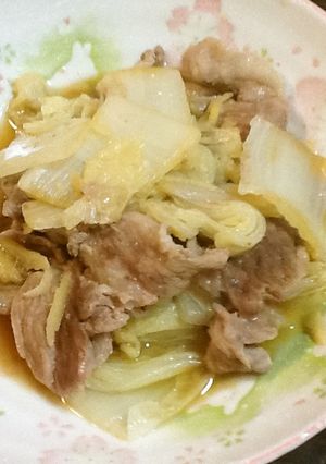 白菜と豚肉のポン酢煮-レシピのメイン写真