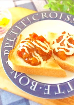 余ったミートソースでトースト-レシピのメイン写真
