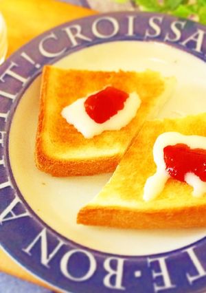 苺みるくトースト-レシピのメイン写真
