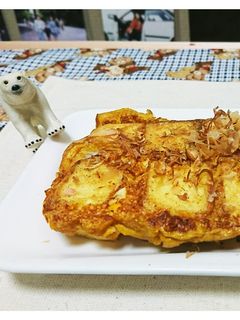 ウマヽ(^。^)ノ厚揚げたまごのステーキ-レシピのメイン写真