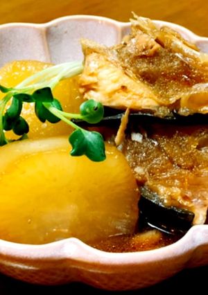 ぶりのあらdeぶり大根 *☻*-レシピのメイン写真